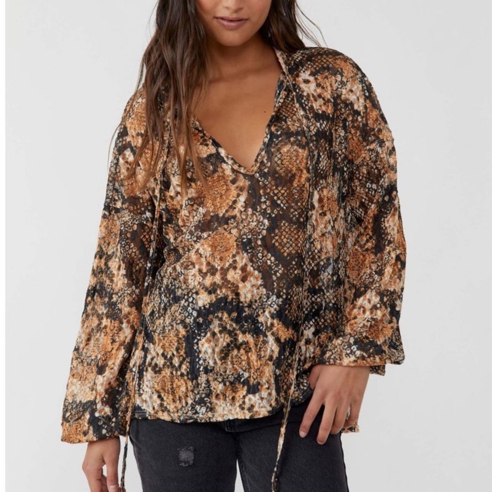 Free People Out For The Night Top